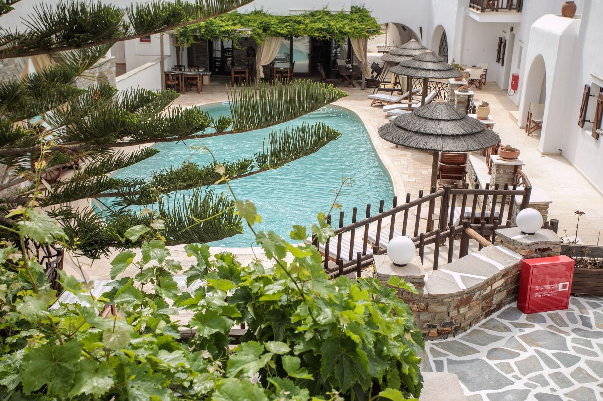 Anemomilos Beach Hotel Agia Anna  エクステリア 写真