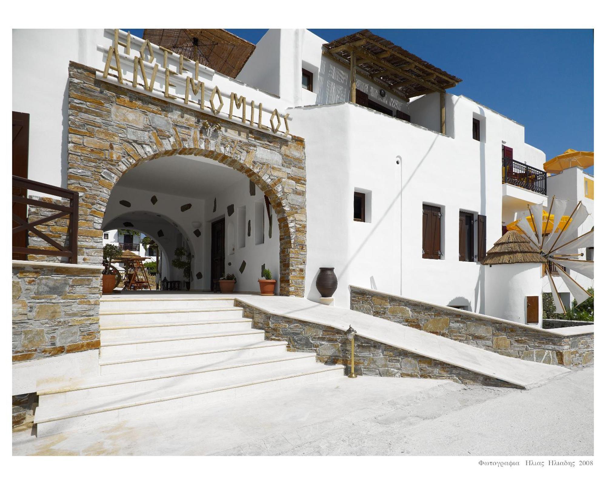 Anemomilos Beach Hotel Agia Anna  エクステリア 写真